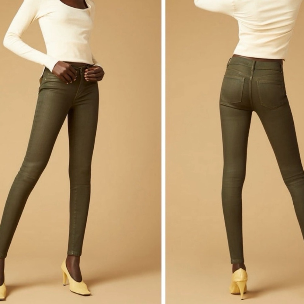 DL1961 Olive Green Florence Skinny Jeans
